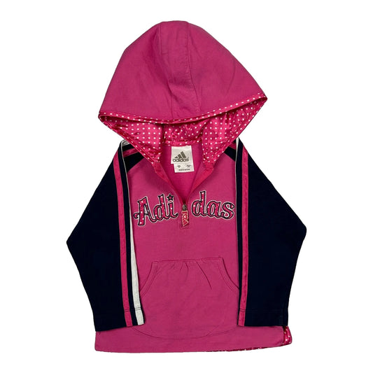 Age 3 Adidas Polka Dot Hoodie - XS Pink Cotton