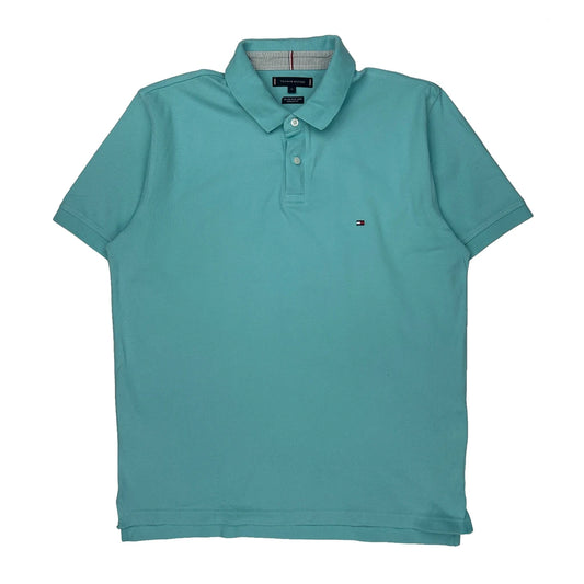 Tommy Hilfiger Polo Shirt - XL Blue Cotton