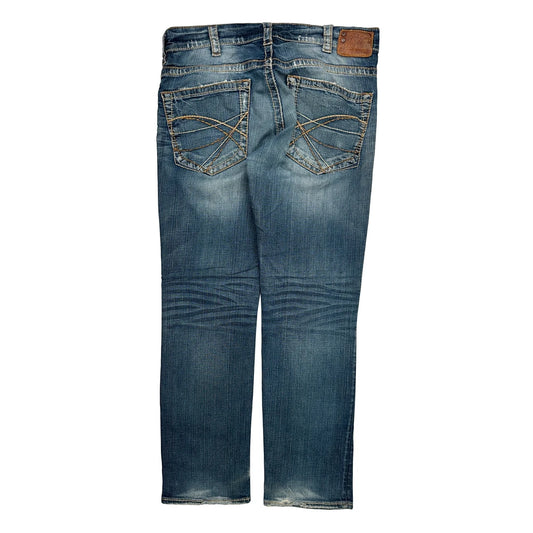 Silver Jeans - 38W 32L Blue Cotton Blend