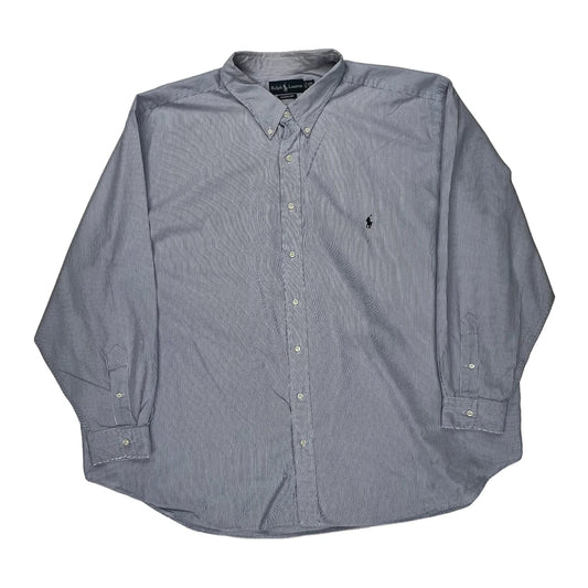 Ralph Lauren Striped Shirt - 4XL Blue Cotton