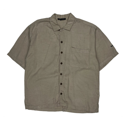 Port Authority Short Sleeve Shirt - Medium Beige Linen