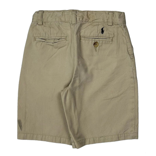 Vintage Age 7 Polo By Ralph Lauren Chino Shorts - Small Beige Cotton