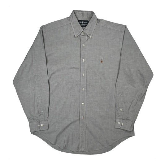 Yarmouth Ralph Lauren Shirt - Large Grey Cotton