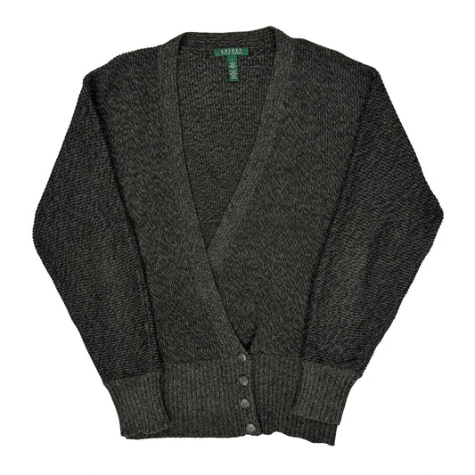 Ralph Lauren Cardigan - Large Grey Cotton
