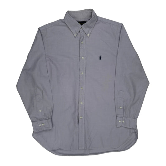 Ralph Lauren Checked Shirt - Large Purple Cotton