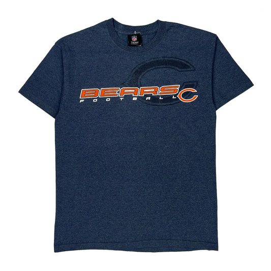 Vintage Bears Nfl Football T-Shirt - Medium Blue Cotton Blend