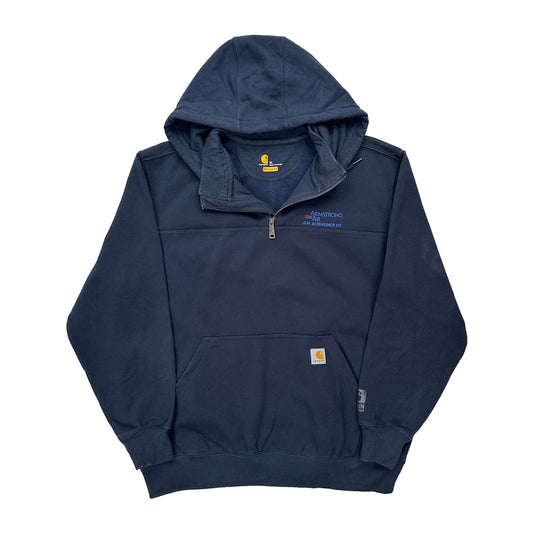 Armstrong A.R. Refinement Co. Carhartt Hoodie - XL Navy Cotton