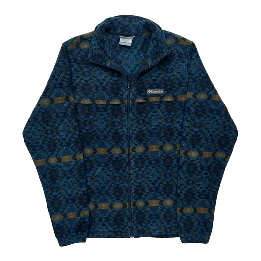 Columbia Fleece Jacket - Medium Blue Polyester