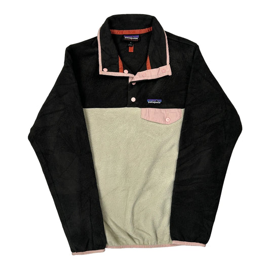 Synchilla Patagonia T Snap Fleece - Small Black Polyester