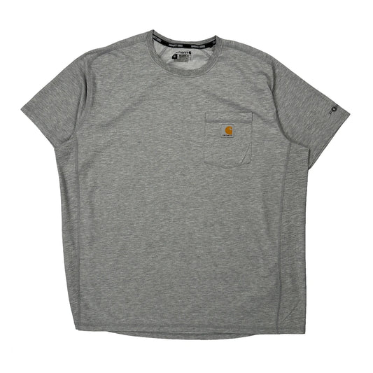 Vintage Carhartt T-Shirt - XL Grey Cotton