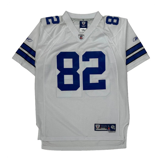 Vintage Age 14-16 Reebok Dallas Cowboys Jersey - Large White Polyester