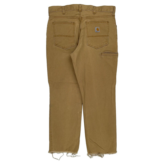 Vintage Carhartt Carpenter Trousers - 35W 34L Brown Cotton