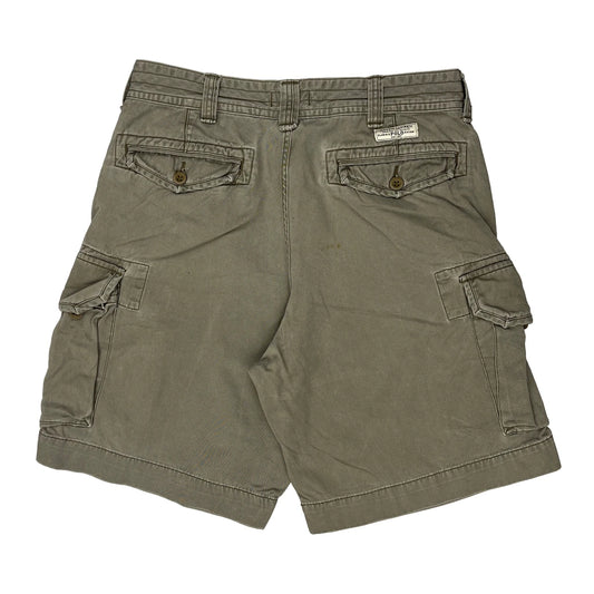 Polo By Ralph Lauren Cargo Shorts - 34W 9L Grey Cotton