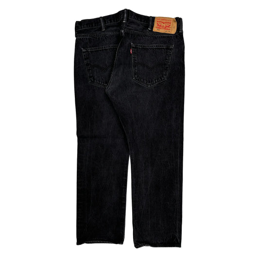 501 Levis Jeans - 36W 30L Black Cotton