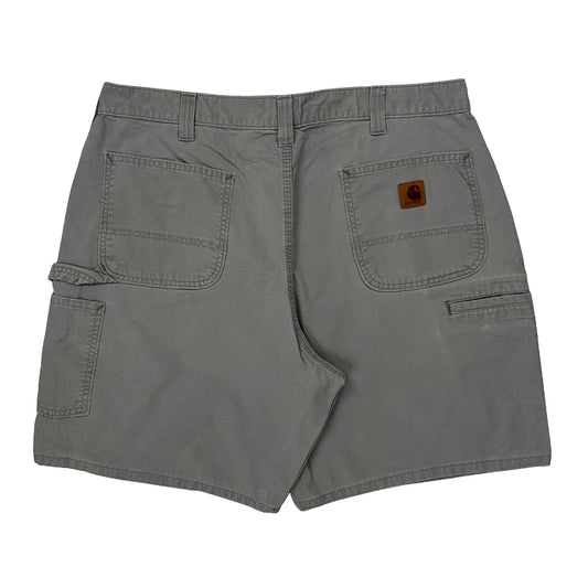 Carhartt Carpenter Shorts - 35W 9L Grey Cotton