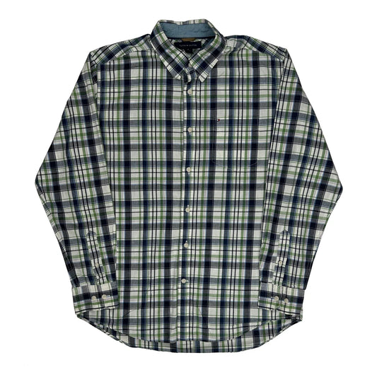 Tommy Hilfiger Checked Shirt - Medium Multicoloured Cotton