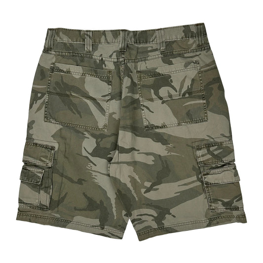 Vintage Wrangler Camo Cargo Shorts - 36W 10L Camo Cotton