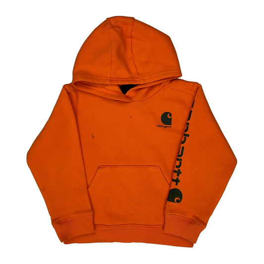 Vintage Age 5 Carhartt Hoodie - XS Orange Cotton