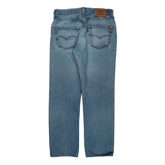 501 Levis Jeans - 31W 30L Light Wash Denim