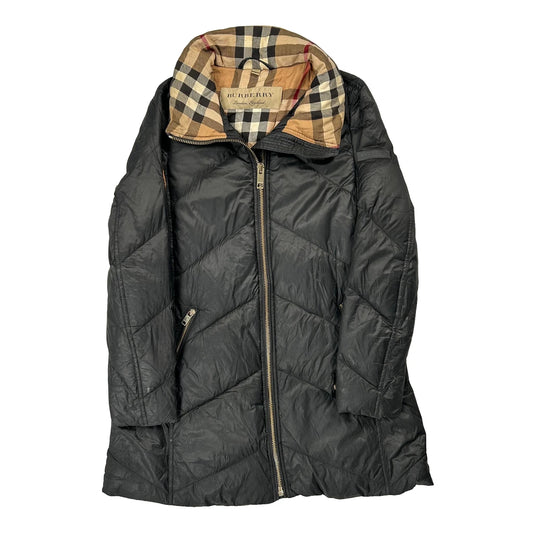 Vintage Burberry Puffer - Small Black Polyester