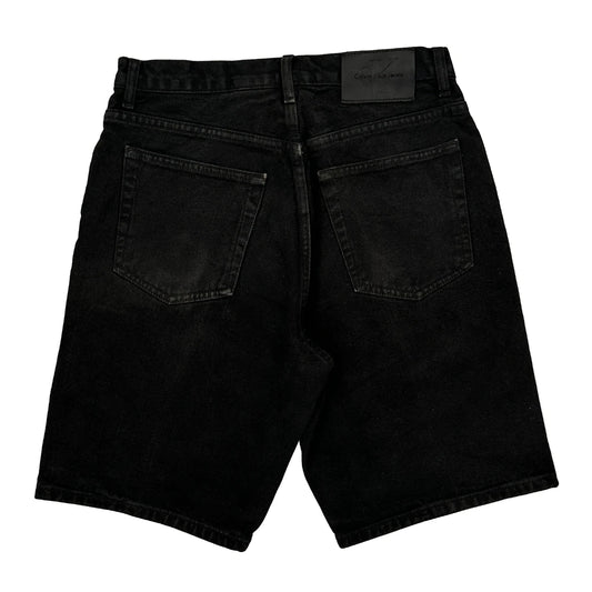 Calvin Klein Jeans Denim Shorts - 28W 9L Black Cotton