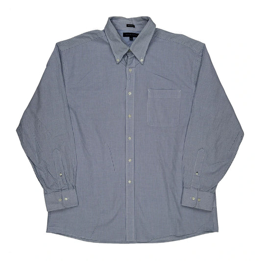 Tommy Hilfiger Checked Shirt - XL Blue Cotton