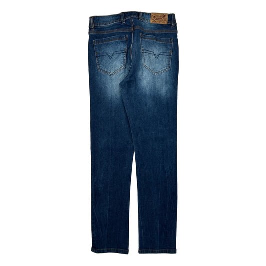 Diesel Skinny Jeans - 28W UK 6 Blue Cotton Blend
