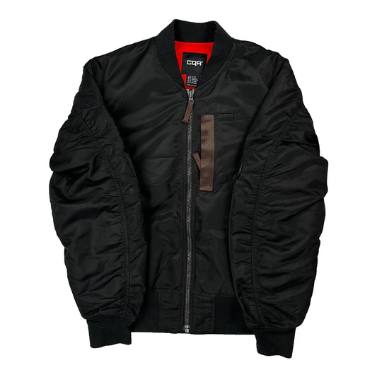Cqr Bomber Jacket - Small Black Polyester