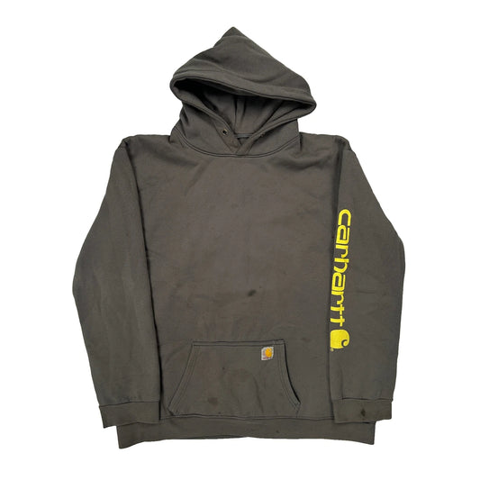 Vintage Carhartt Hoodie - XL Grey Cotton