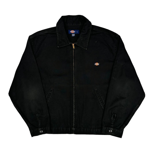 Dickies Jacket - Large Black Polyester Blend