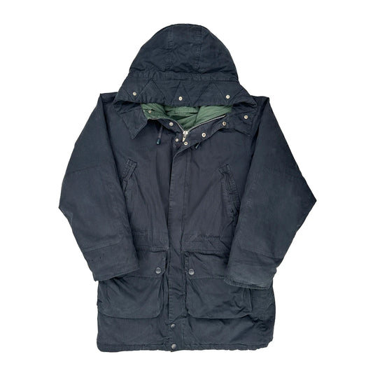 Vintage Nautica Parka - Medium Navy Cotton Blend