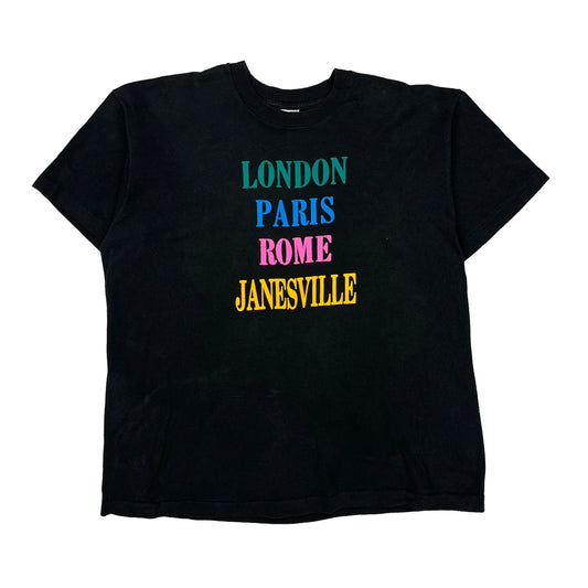Fruit Of The Loom Single Stitch T-Shirt - XL Black Cotton