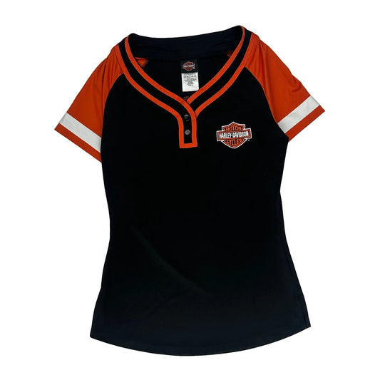 Ocean State Harley-Davidson, Inc. Harley Davidson Graphic Jersey - Small Black Polyester