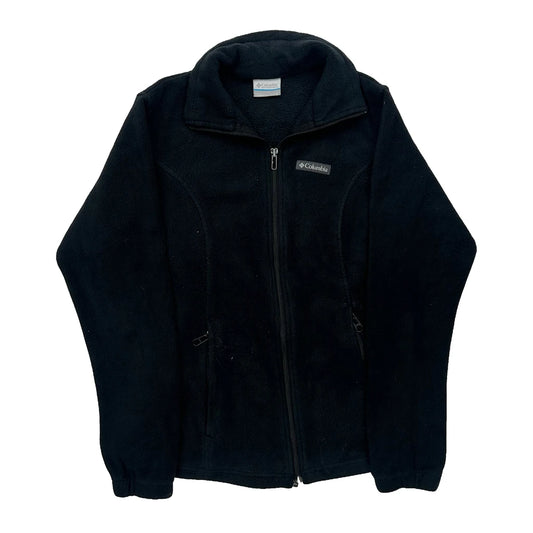 Columbia Fleece Jacket - Medium Black Polyester