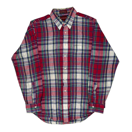 Chaps Ralph Lauren Checked Shirt - Large Multicoloured Cotton