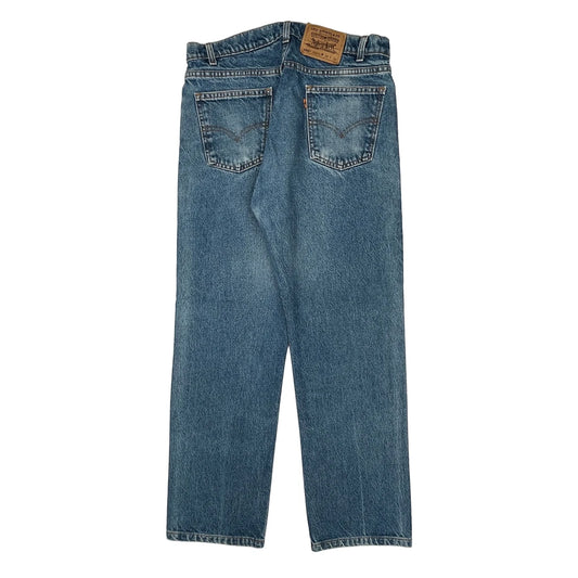 Made In USA Orange Tab Levis 505 Jeans - 32W 30L Blue Cotton