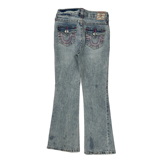 Vintage Age 8 True Religion Flared Jeans - Small Light Wash Denim