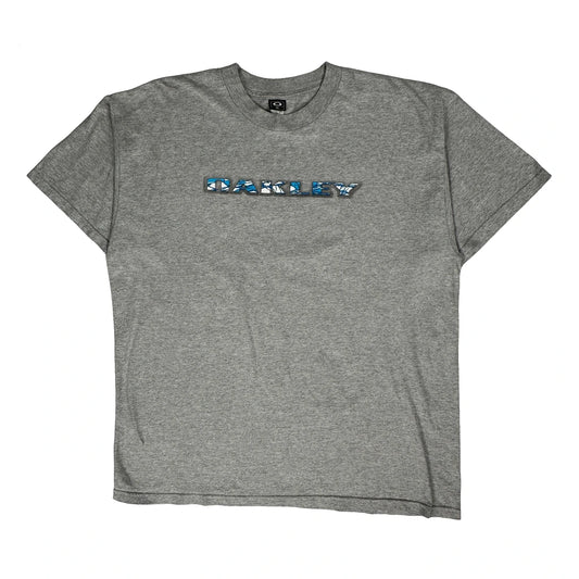 Oakley T-Shirt - XL Grey Cotton