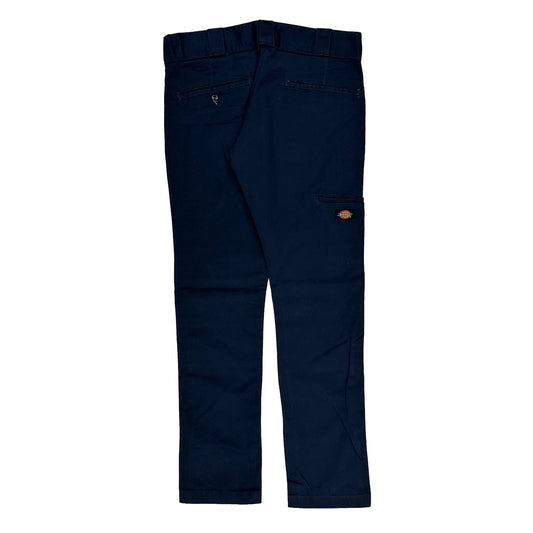 Vintage Dickies Trousers - 28W UK 8 Navy Cotton Blend