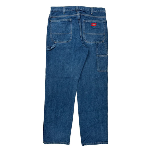 Dickies Carpenter Jeans - 34W 31L Blue Cotton