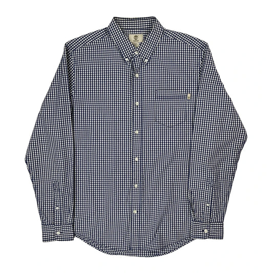 Timberland Checked Shirt - Medium Blue Cotton