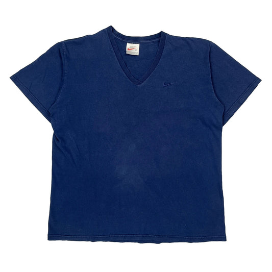 Made In USA Nike T-Shirt - Large Blue Cotton