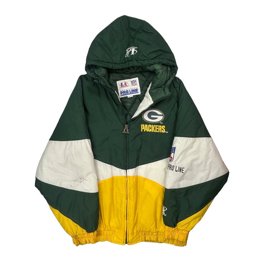 Packers Logo Athletics Pro Line Nfl Jacket - XL Green Polyester
