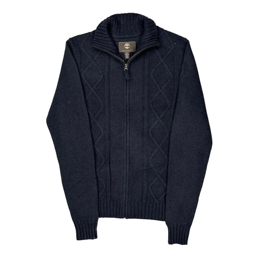 Timberland Zip Up - Small Navy Cotton