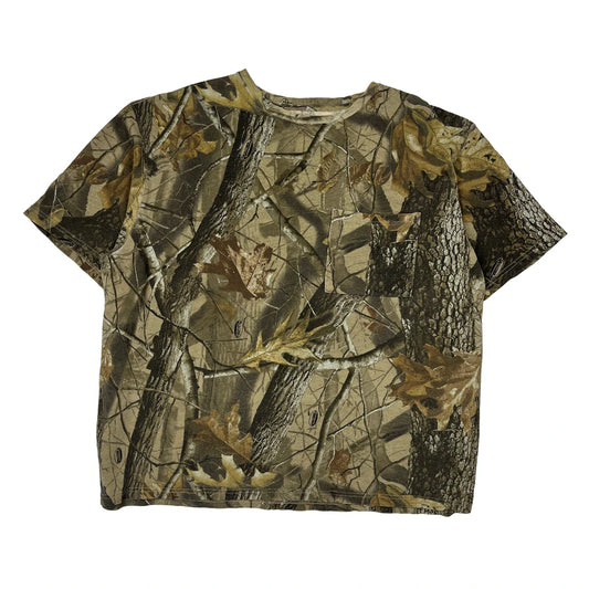 Outfitters Camo T-Shirt - 2XL Green Cotton