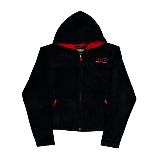 An American Legend Harley Davidson Hoodie - Large Black Polyester