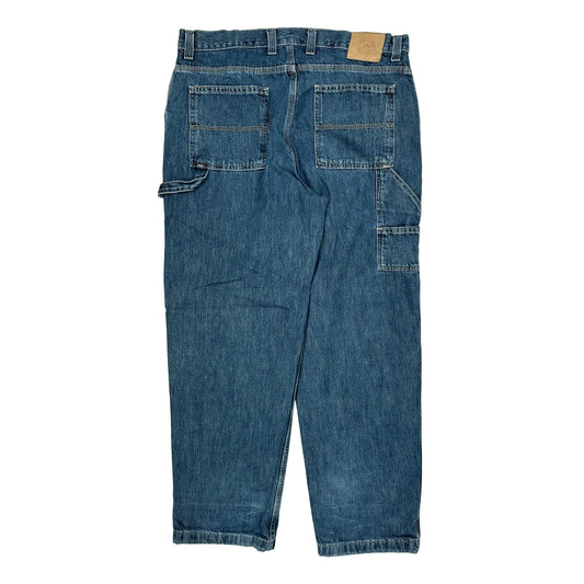 Vintage Unbranded Hip Hop Carpenter Jeans - 36W 32L Blue Cotton