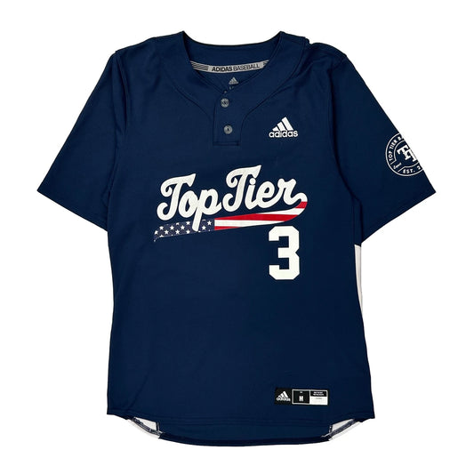 Top Tier Adidas Jersey - Medium Blue Polyester
