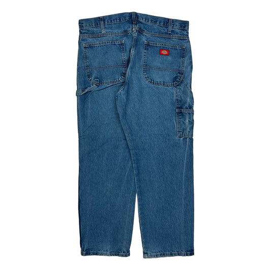 Dickies Carpenter Jeans - 36W 30L Blue Cotton