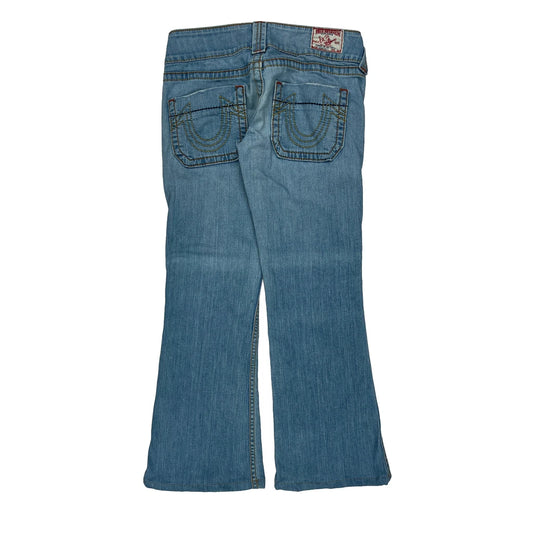 Vintage True Religion Boot Cut Jeans - 31W UK 10 Blue Denim
